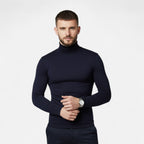 Suéter de cuello alto ajustado para hombre – Otoño Invierno elástico