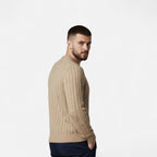 Maglione da uomo in misto cotone – Stile classico con scollo rotondo