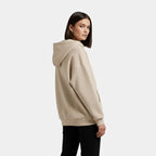Sudadera con capucha de punto con cremallera para mujer para otoño/invierno
