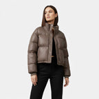 Chaqueta acolchada corta para mujer
