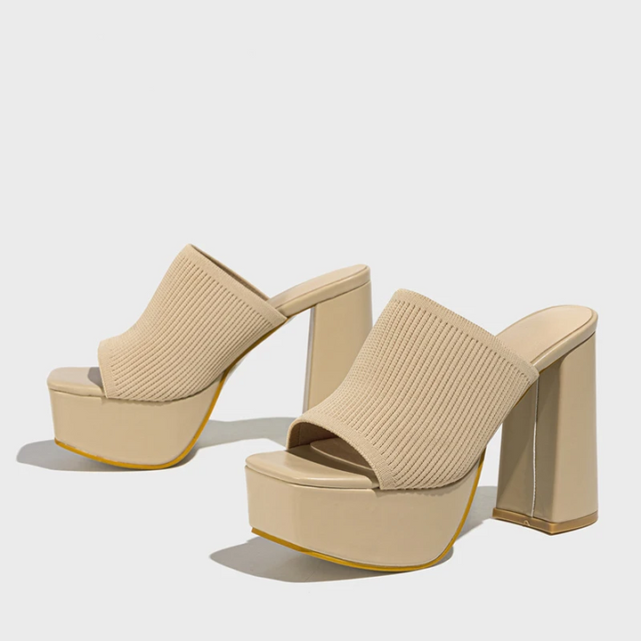 Sandalias de plataforma casual elevadas