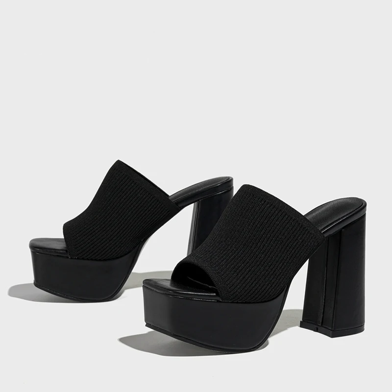 Sandalias de plataforma casual elevadas