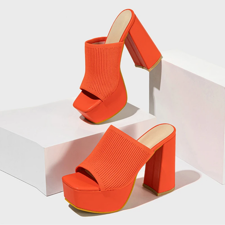Sandalias de plataforma casual elevadas