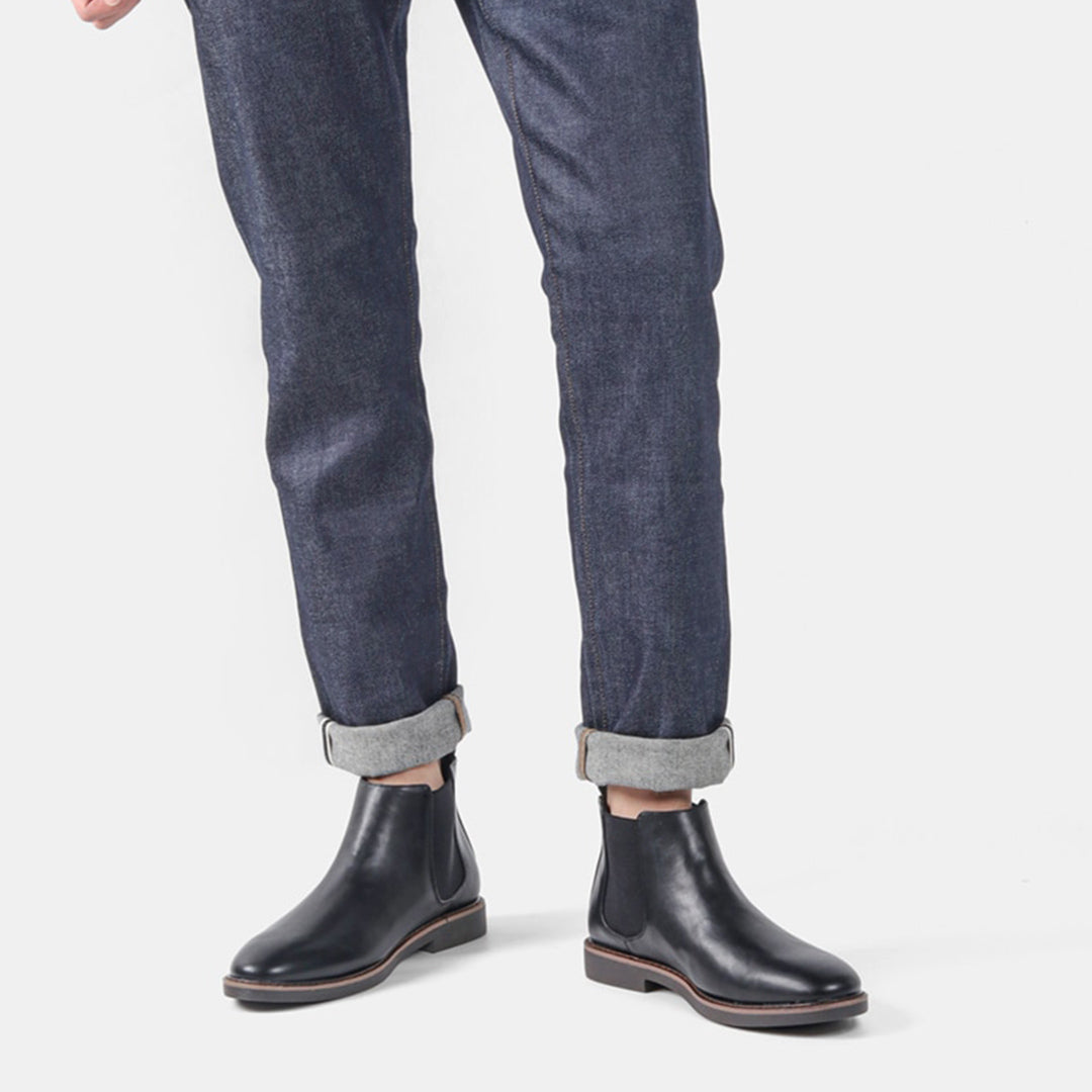 Botines Chelsea elegantes y versátiles para hombre para uso al aire libre