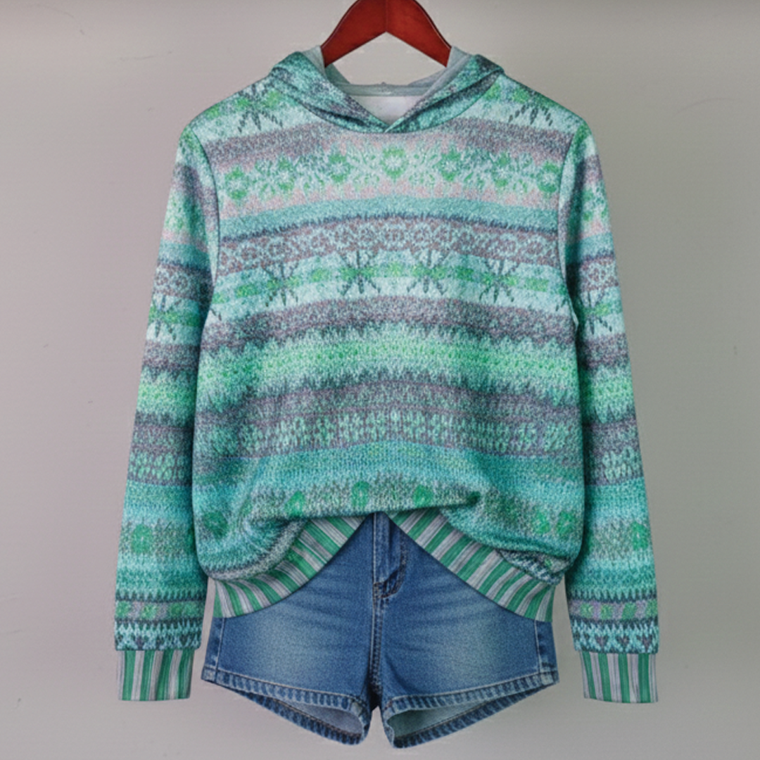 Printed Casual Hoodie