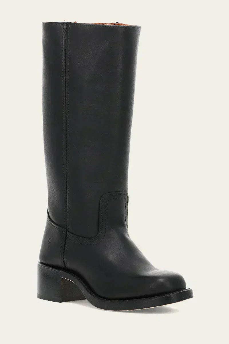 Slim Fit Structured Knee Boots