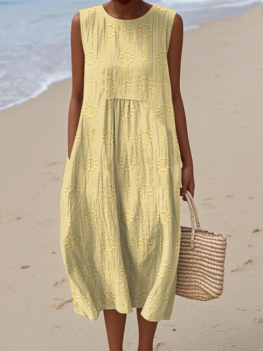 Women's Casual Timeless Elegant Flowy Airy Maxi Dress
