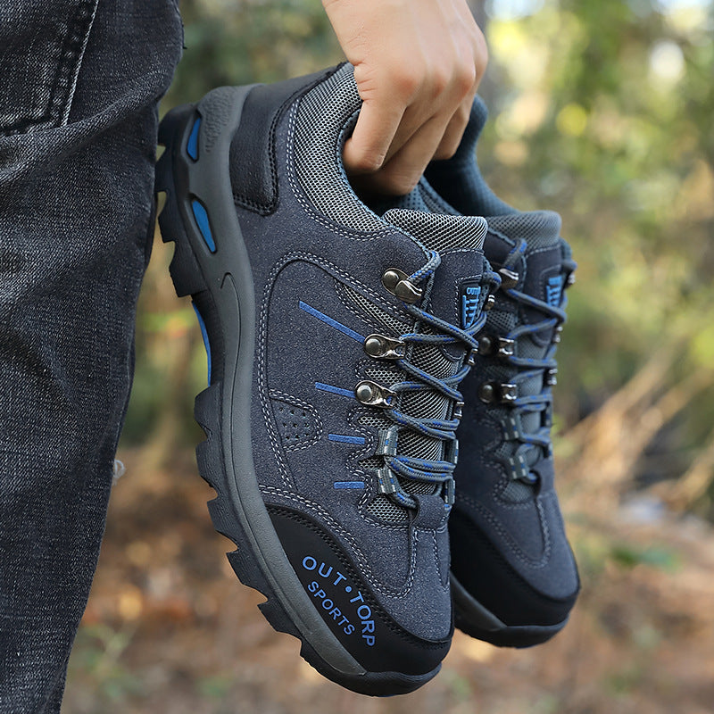Men's Sporty Non-Slip Sole Hiking Boots for Adventure