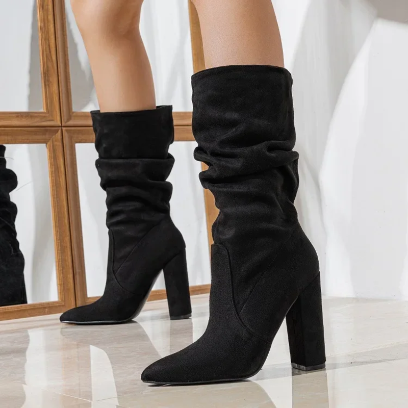 Slouch Style Knee Boots