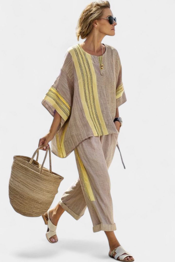 Oversized Top and Tapered Pants Set