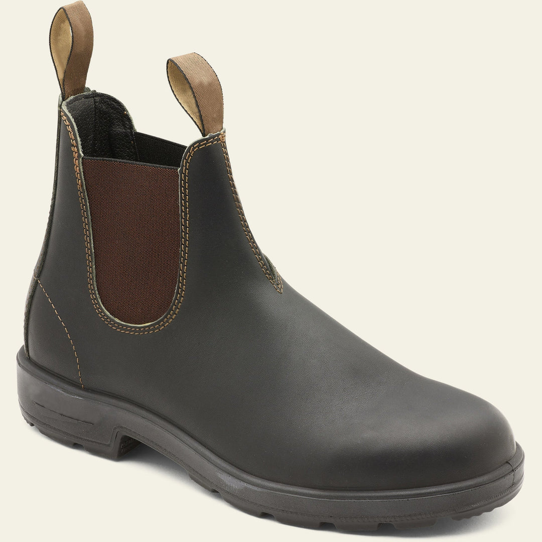 Casual Outdoor Leather Chelsea Boots with Pull Tab for Men