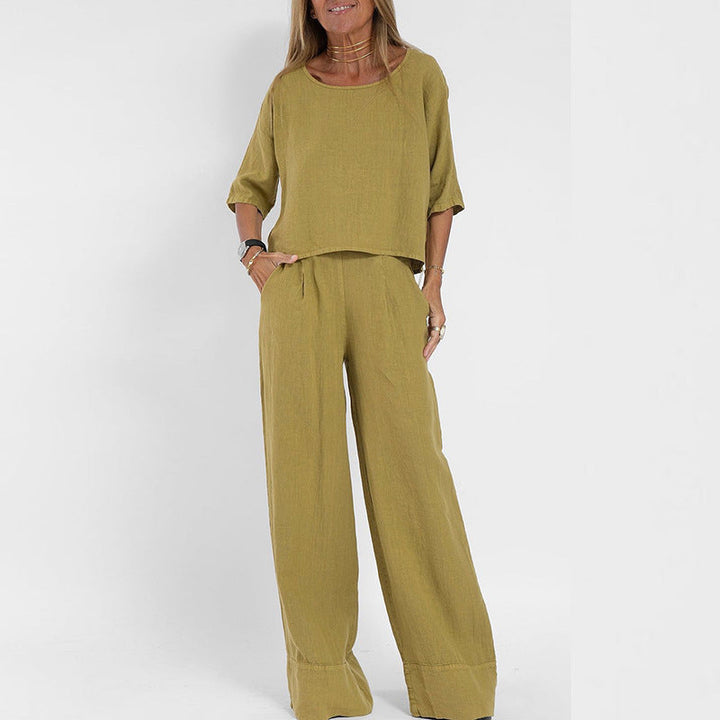 Relaxed-Fit Chic Matching Set