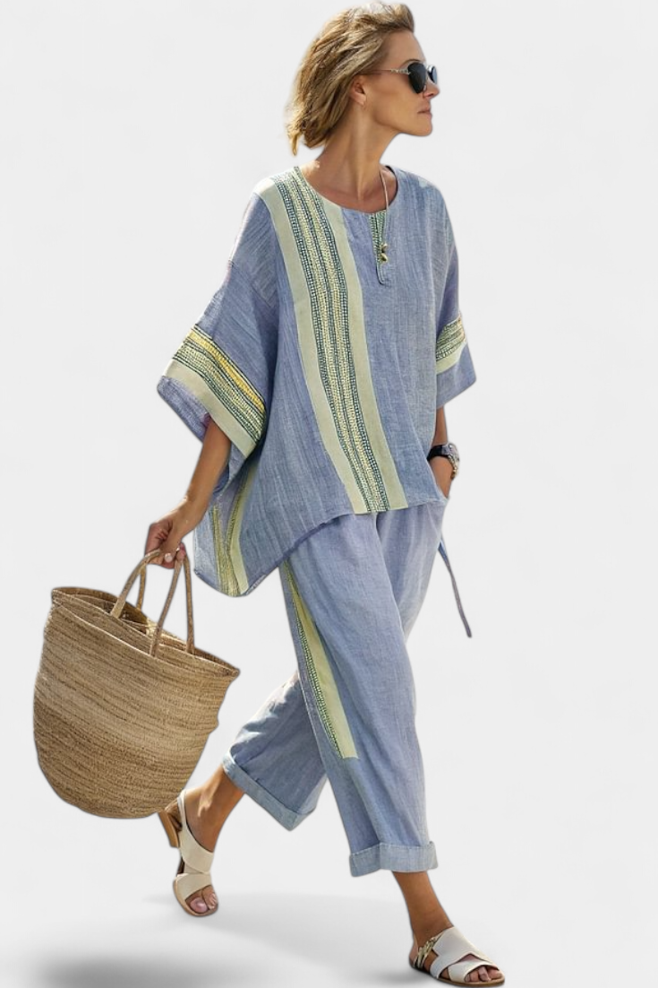 Oversized Top and Tapered Pants Set