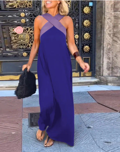 Vestido de verano con cuello cruzado