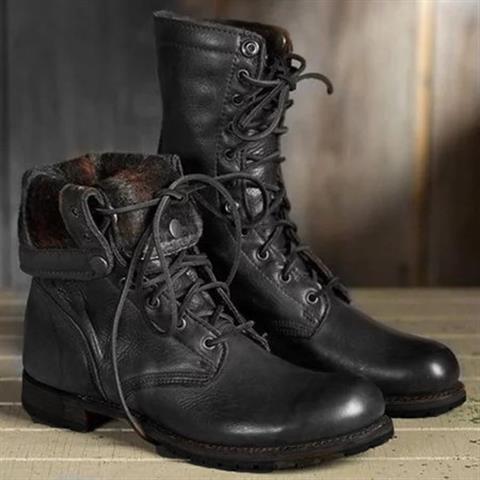 Lace-Up Outdoor Boots
