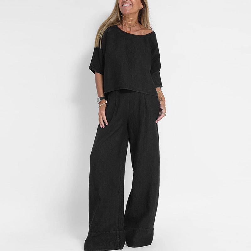 Relaxed-Fit Chic Matching Set