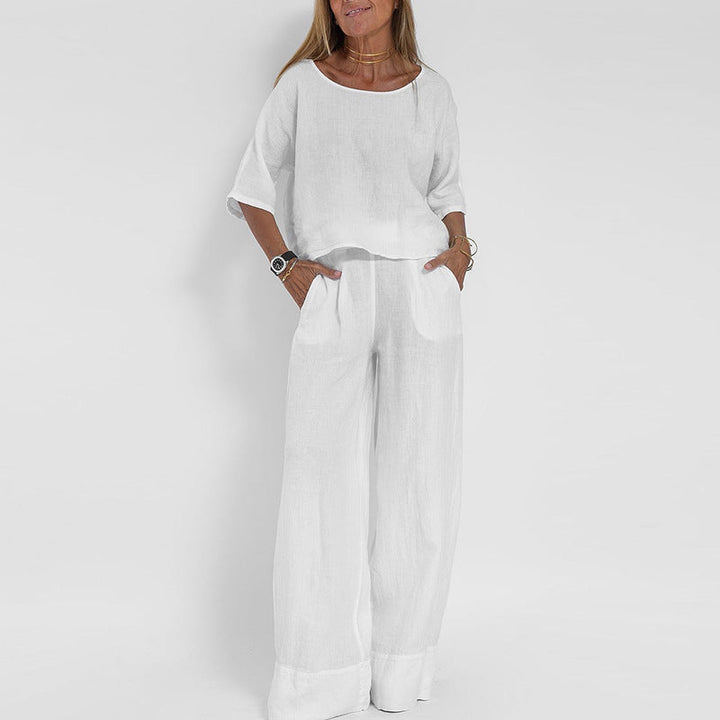 Relaxed-Fit Chic Matching Set