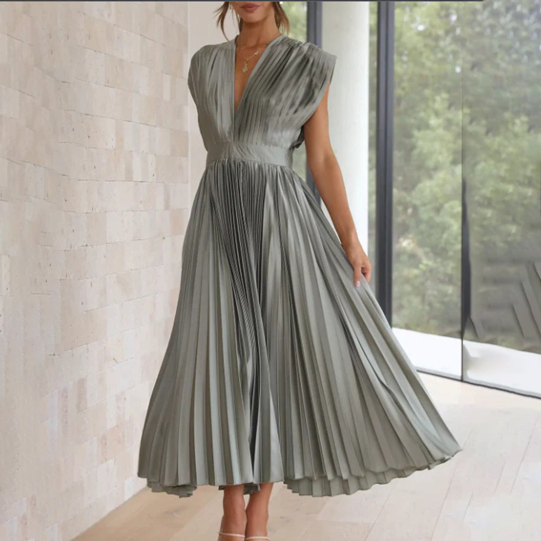 Vestido largo para invitada de boda Soft Flow con ajuste elegante