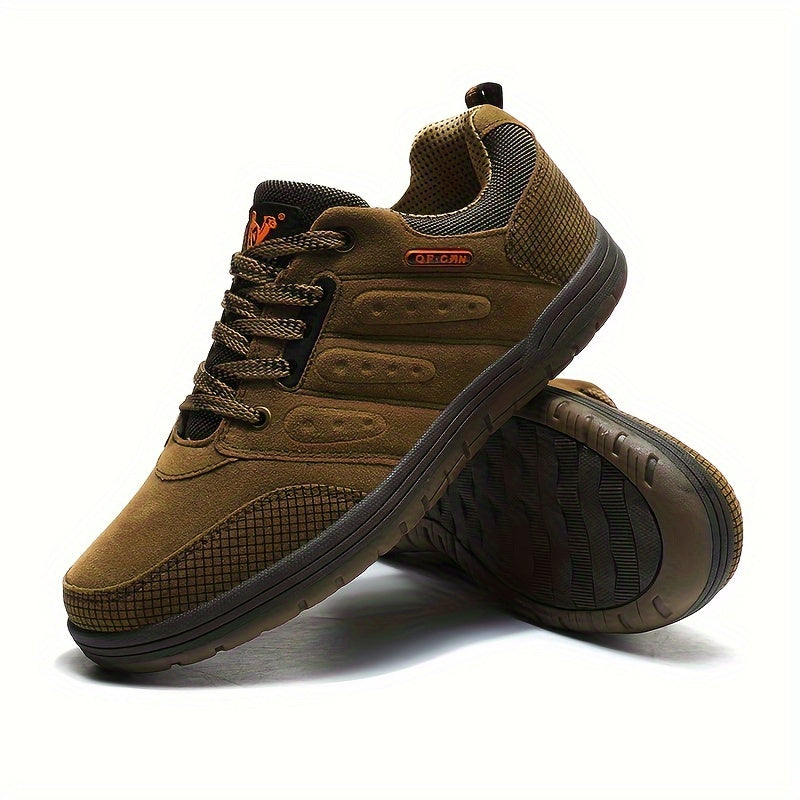 Botas de senderismo resistentes con cordones ajustables para exteriores para hombre