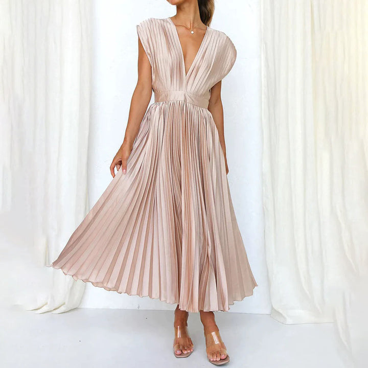 Vestido largo para invitada de boda Soft Flow con ajuste elegante