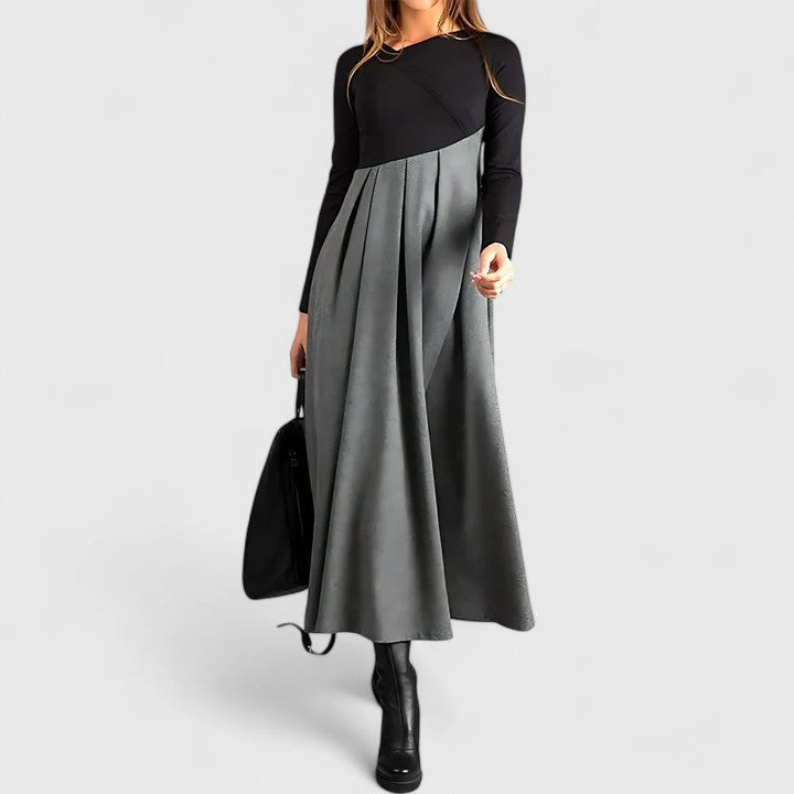 Klasyczna elegancka sukienka maxi