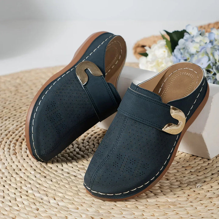Adjustable Elevated Wedge Sandals