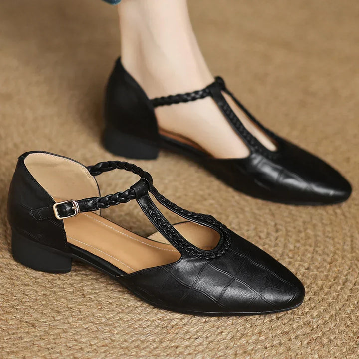 Pointed Toe Mary Jane Flats