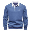 Maglione Polo lavorato a maglia con colletto a contrasto – Uomo