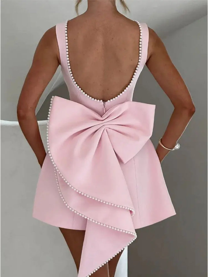 Elegant Flattering Evening Party Mini Dress for Women
