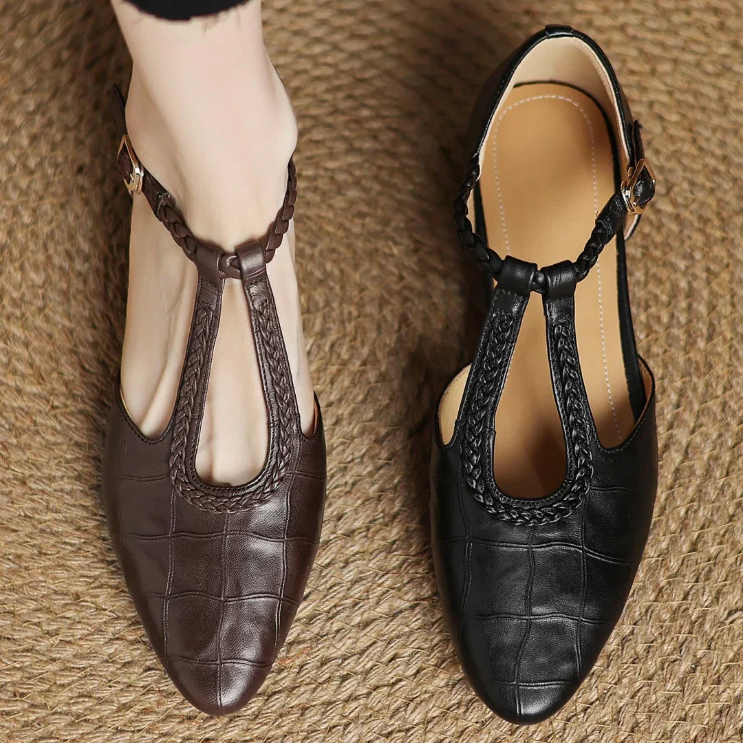 Pointed Toe Mary Jane Flats