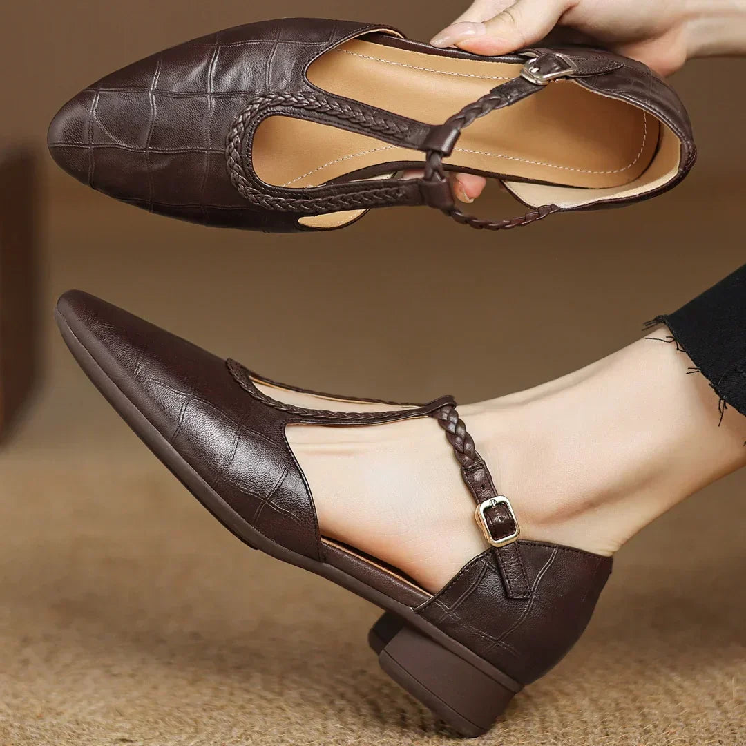 Pointed Toe Mary Jane Flats