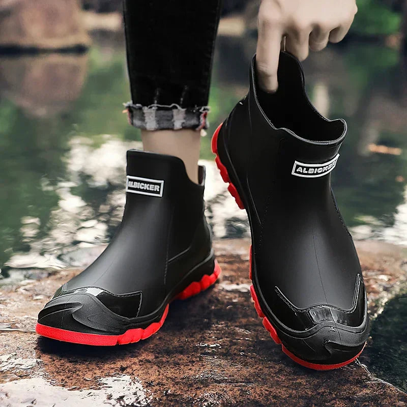 Botas de lluvia estilo cañón