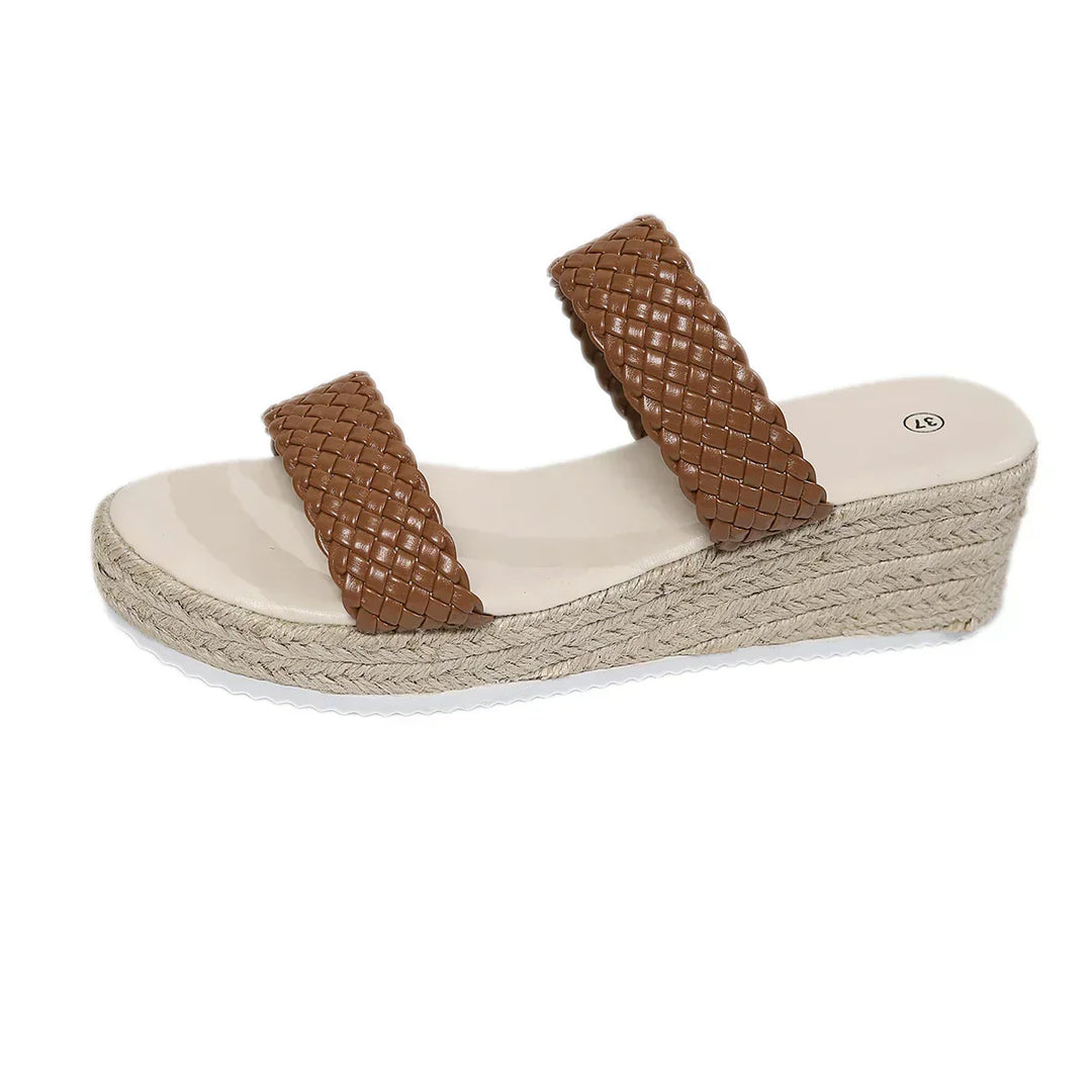 Cushioned Wedge Comfort Sandals