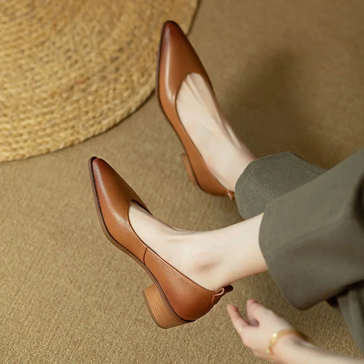 Pointed Toe Office Heel Pumps
