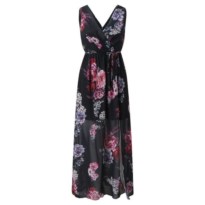 Women's Modern Bloom Slit Maxi Dress for All Occasion