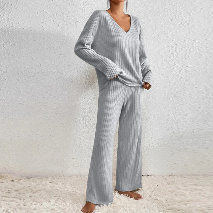 Cozy Ribbed Knit Lounge Set