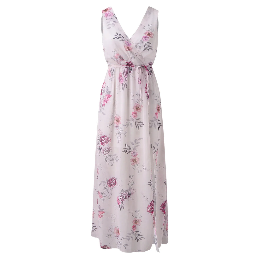 Women's Modern Bloom Slit Maxi Dress for All Occasion