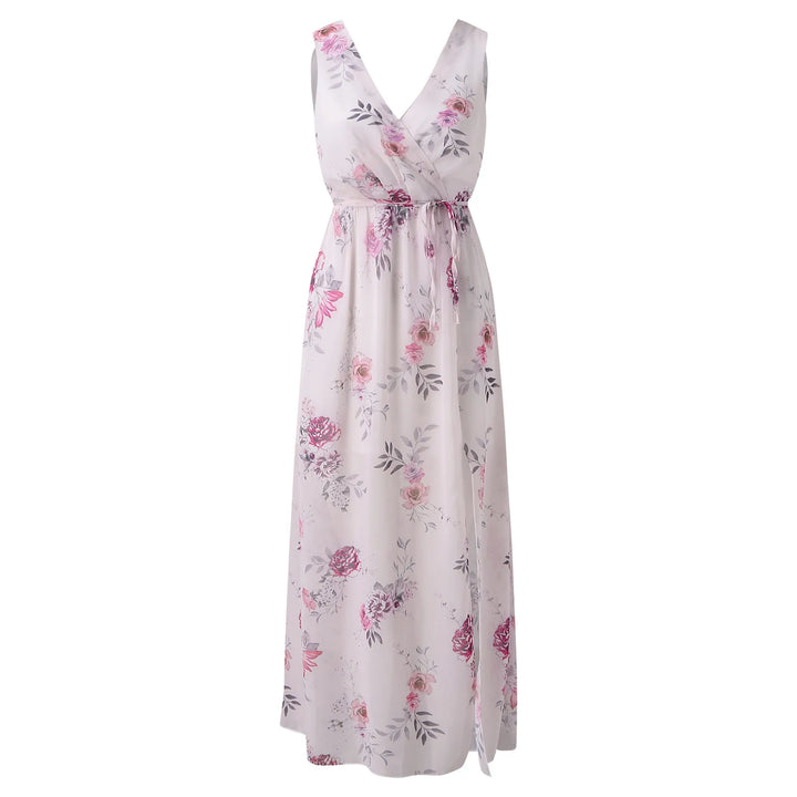 Women's Modern Bloom Slit Maxi Dress for All Occasion