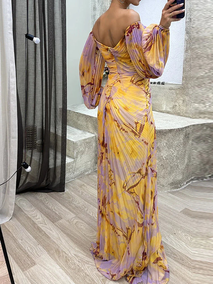 Lace V-Neck Maxi Dress for Wedding Occasions