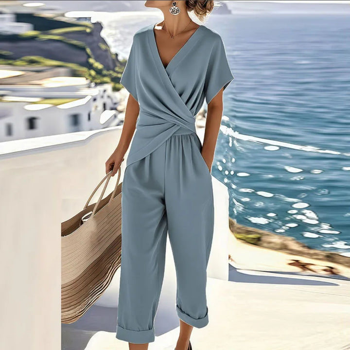 Elegant Wrap Two-Piece Set