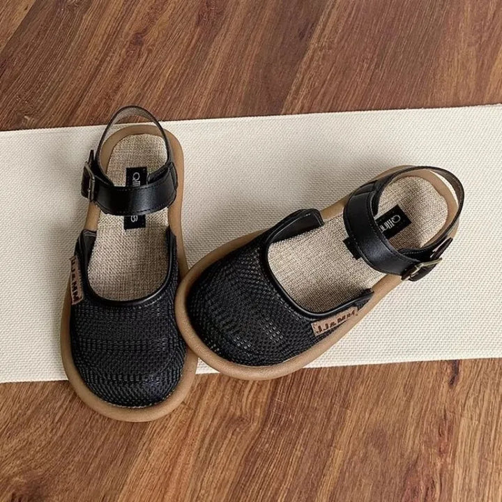Sandalias anchas ajustables con amortiguación
