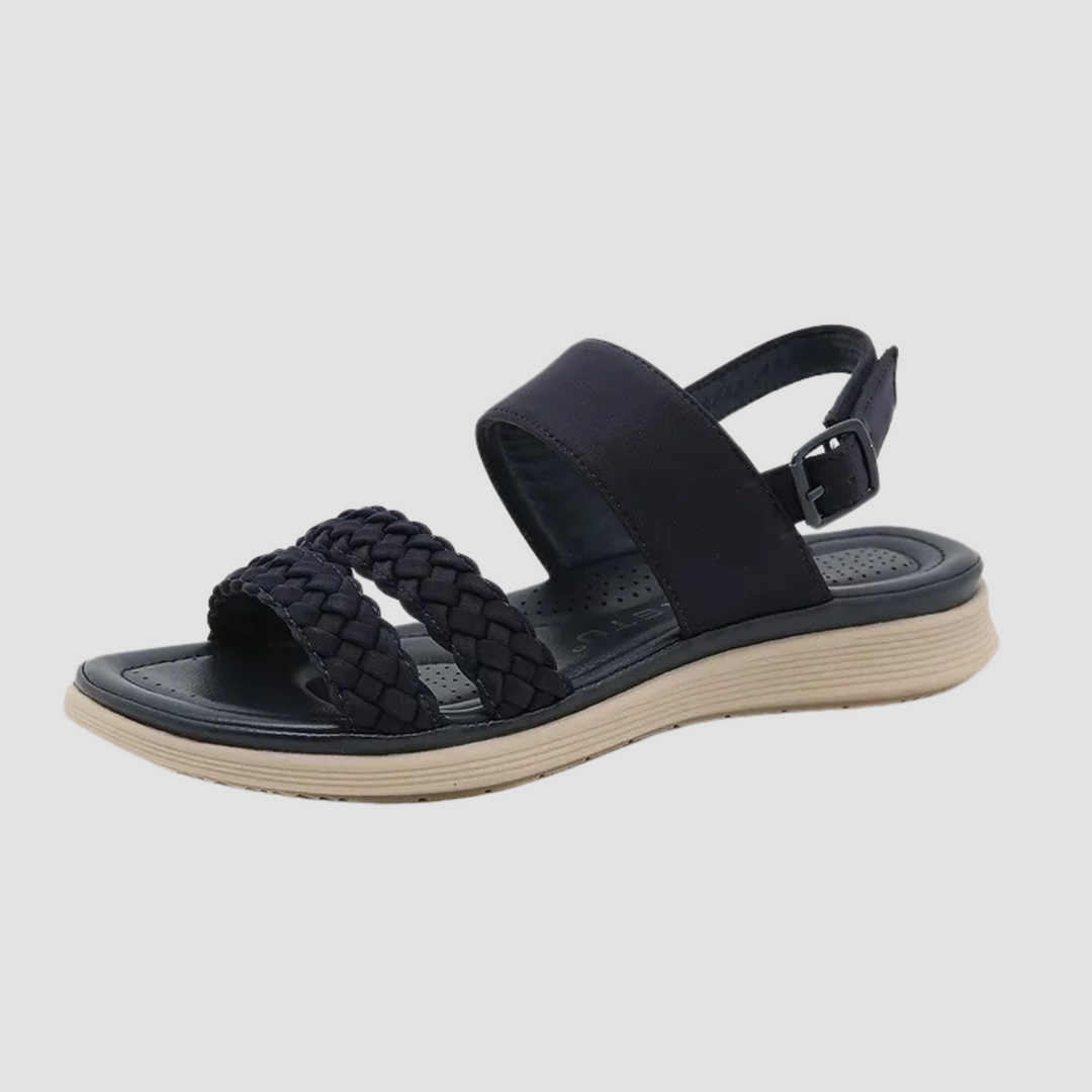 Sandalias cómodas de cuero vegano