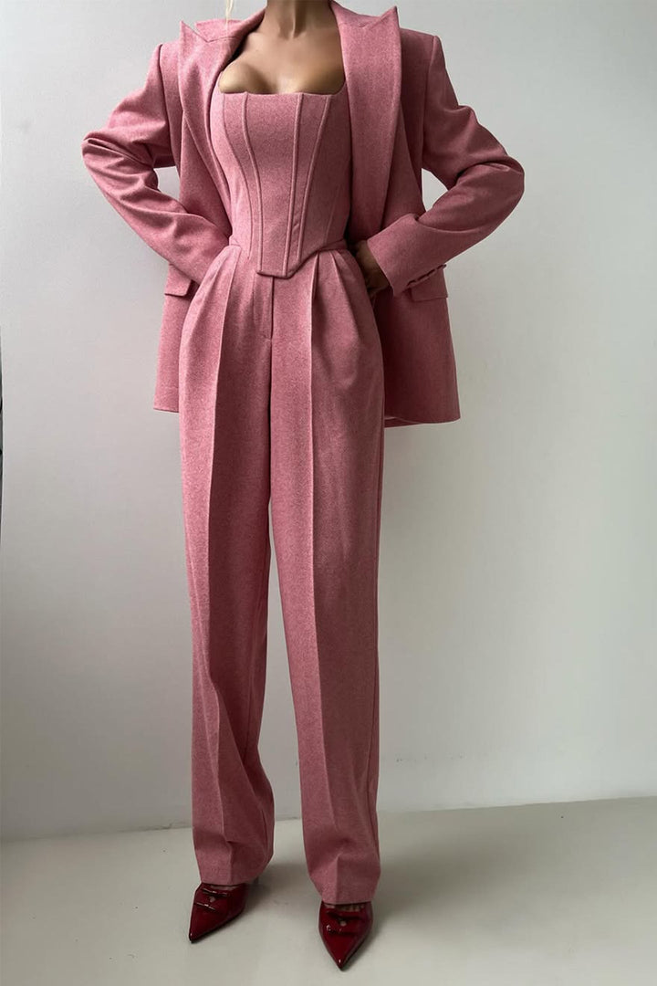 Elegant Three-Piece Suit Set
