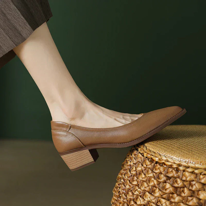 Zapatos de tacón medio sin cierre