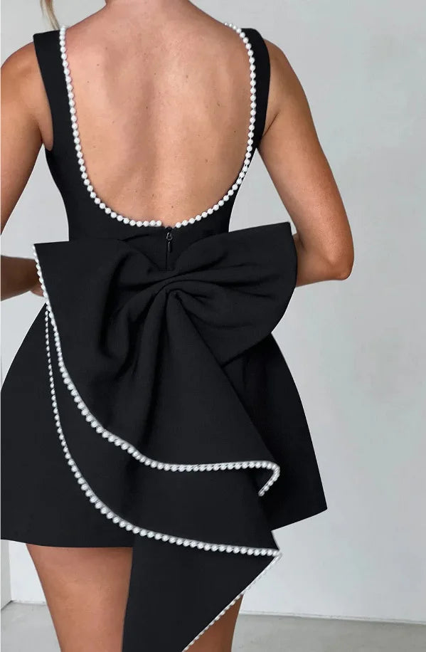 Elegant Flattering Evening Party Mini Dress for Women