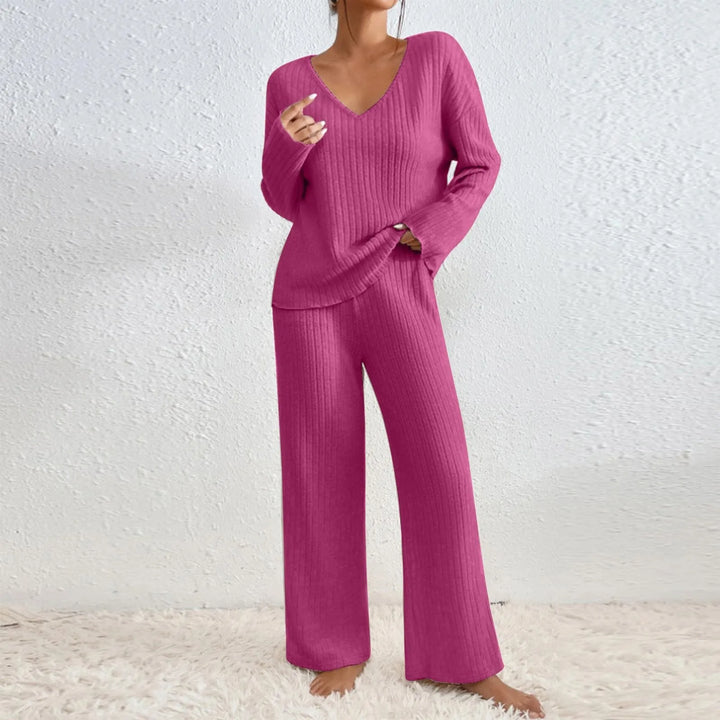 Cozy Ribbed Knit Lounge Set