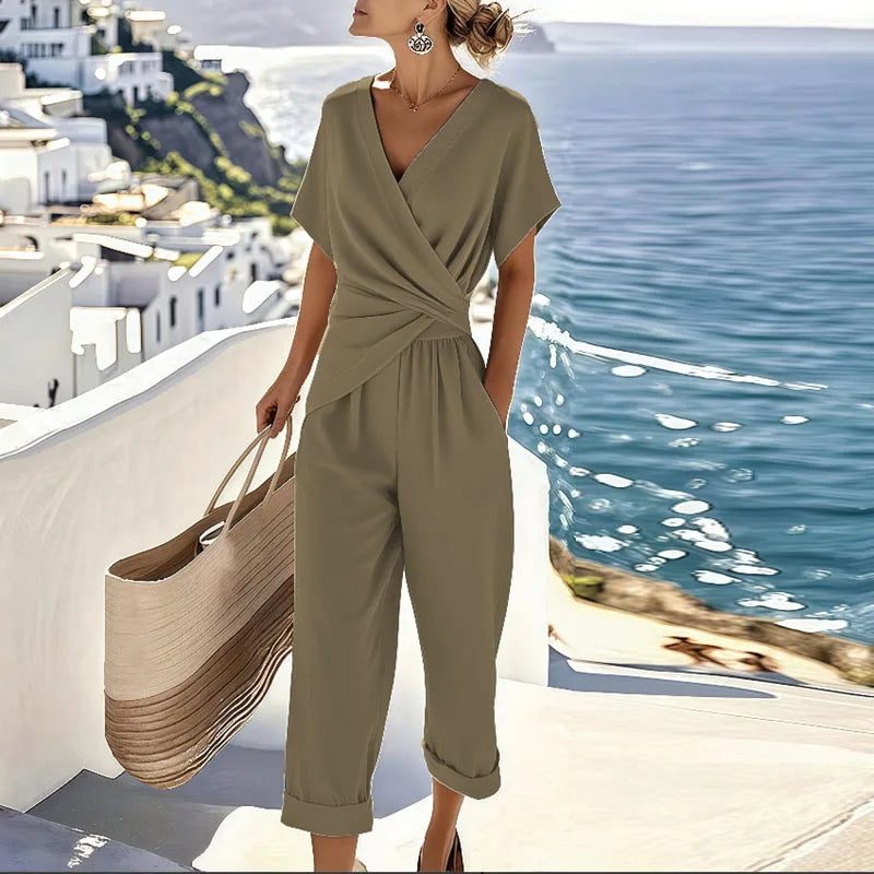 Elegant Wrap Two-Piece Set