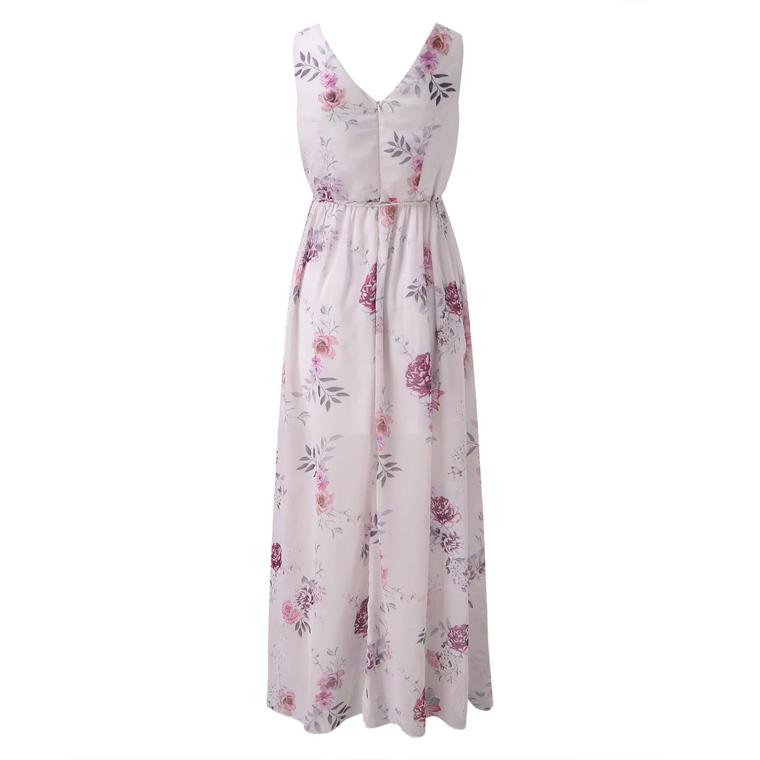 Women's Modern Bloom Slit Maxi Dress for All Occasion