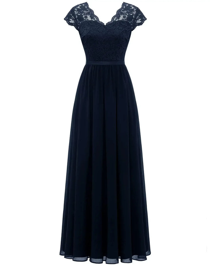 Vestido largo maxi elegante de encaje