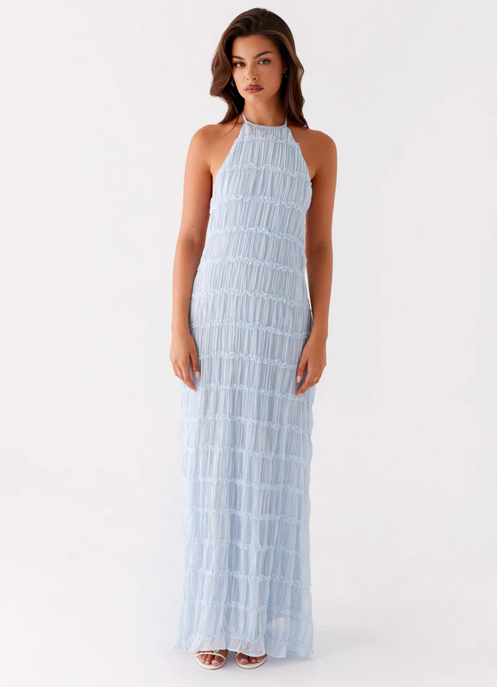 Elegant Halter Maxi Dress
